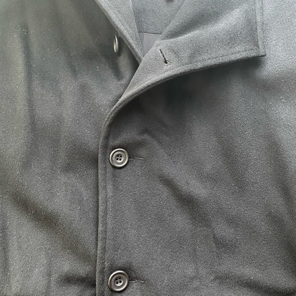 ESKANDAR Asymmetrical Button Front Wool & Cashmere Coat - Picture 8 of 9